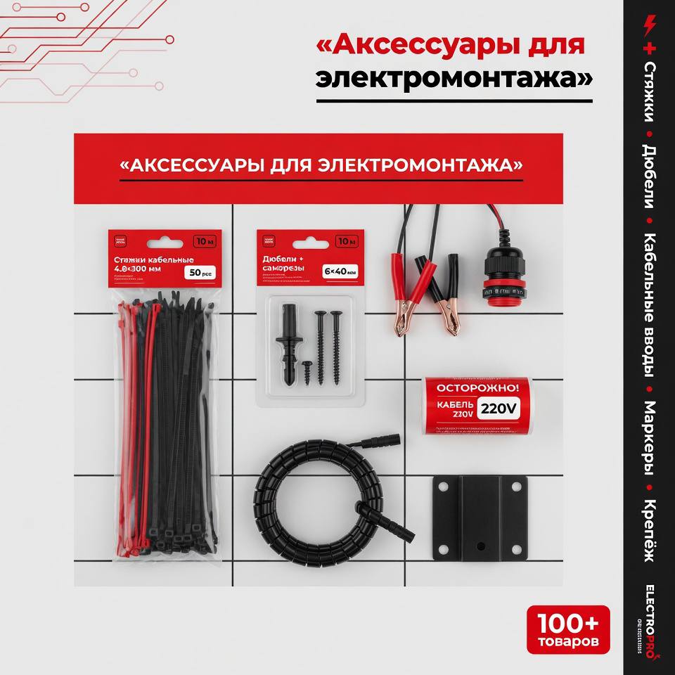 Электромонтаж и аксессуары