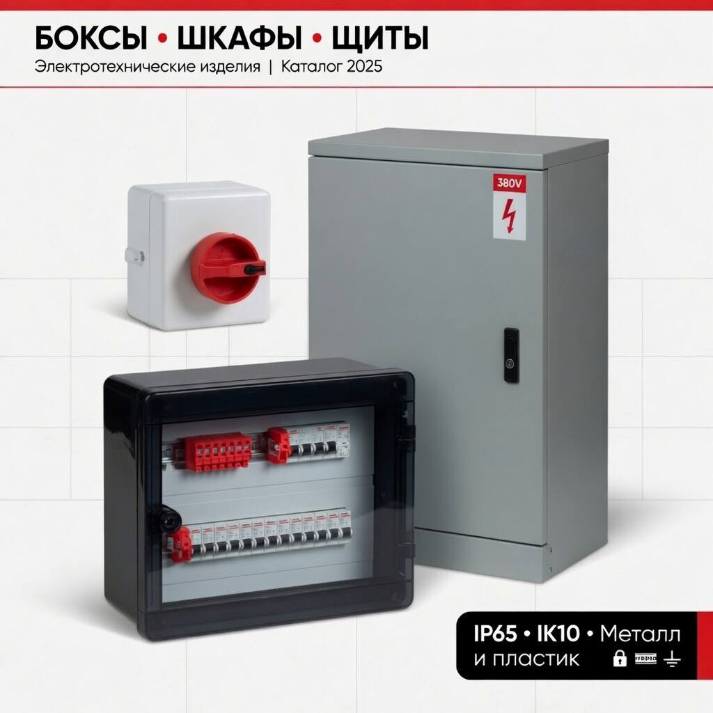 Щиты, боксы, шкафы