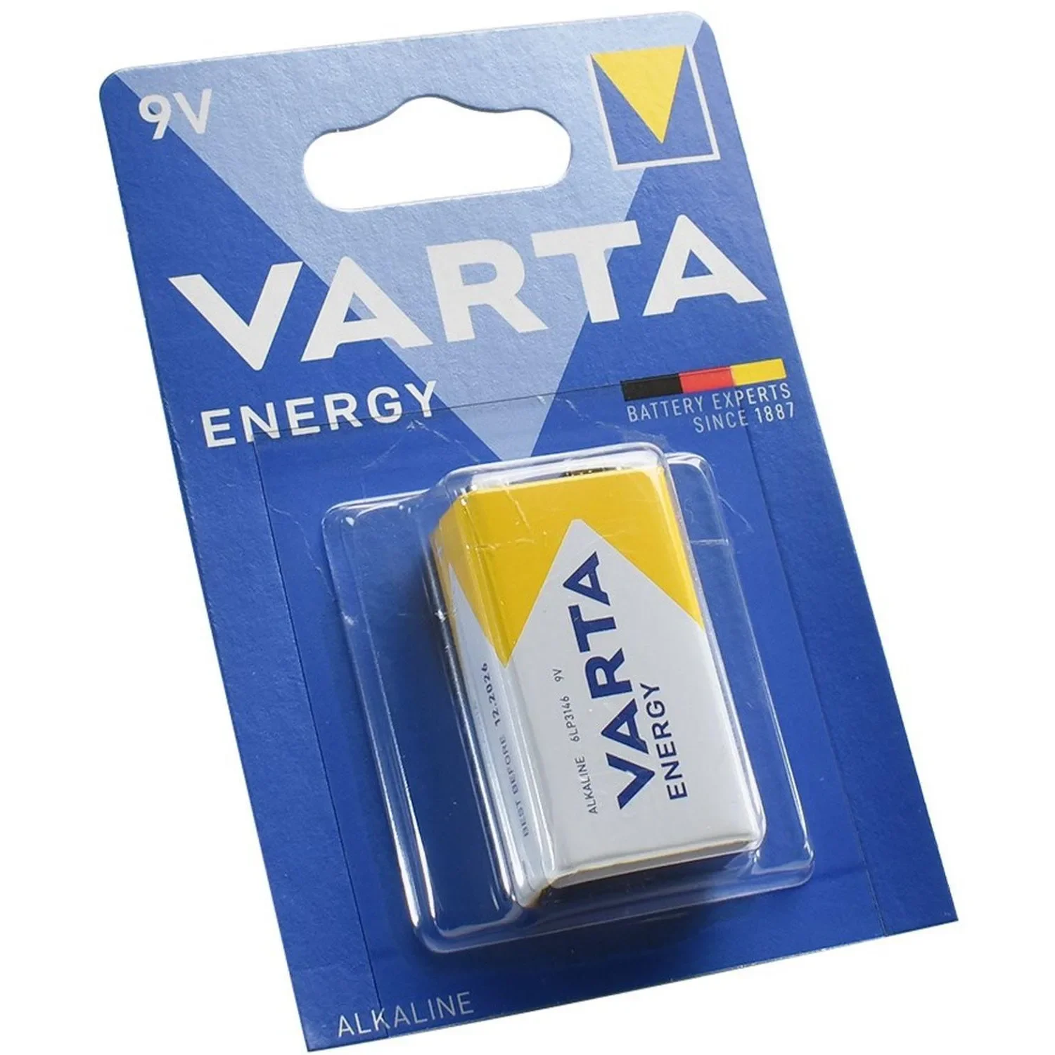 Элемент питания Varta Крона 6LR61/6F22 ENERGY 4122.229.411 BL1 (цена за 1шт)