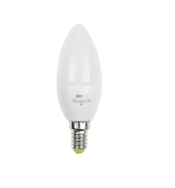 Лампа LED 5W E14 PLED-ECO-C37 Е14 4000K 230V JazzWay свеча матов 400Lm
