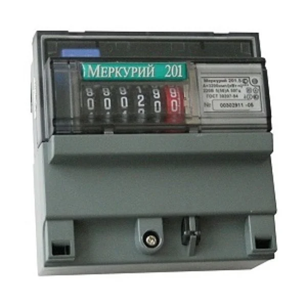 Счетчик 1ф. Меркурий 201.5 однотарифн. 5-60А