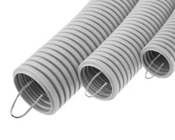 Труба ПНД гофрированная d16 с зондом 350H-упак. 50м Ecoplast 20116-50